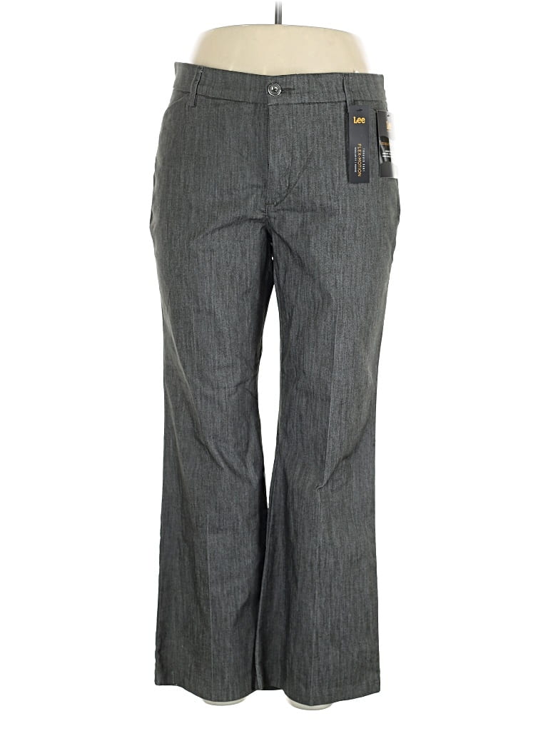 Pre-owned Lee Dress Pants In Gray