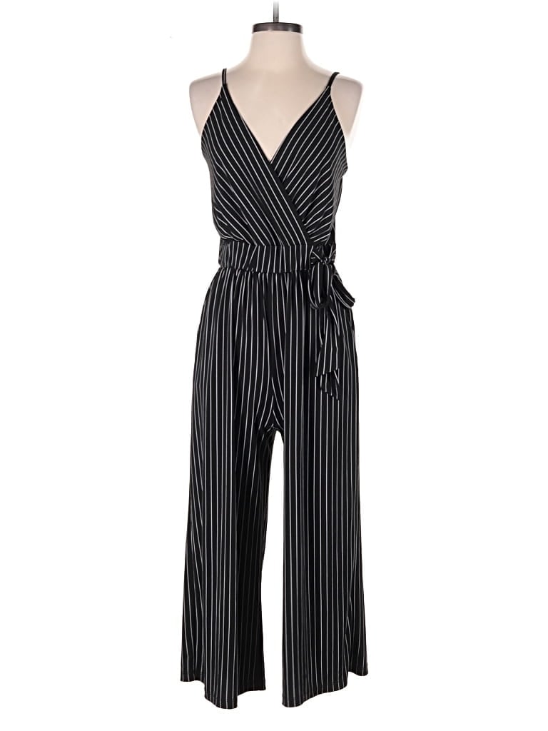Pre-owned Kaileigh Jumpsuit In Black