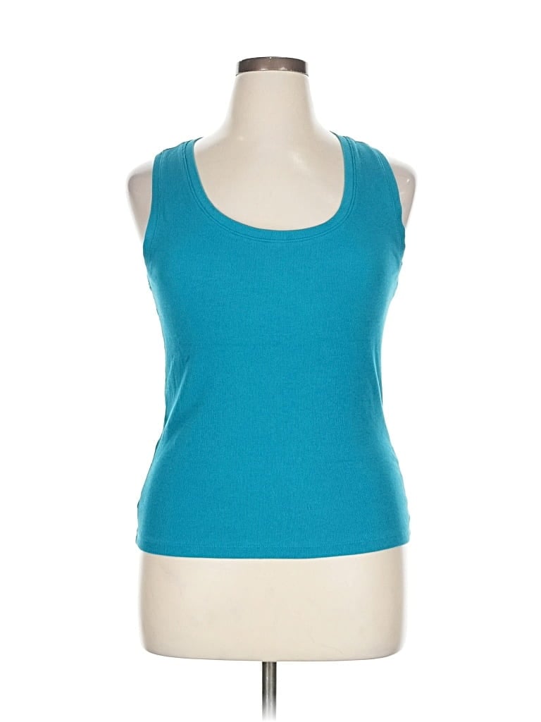 Pre-owned Ann Taylor Loft Active Tank Top In Blue