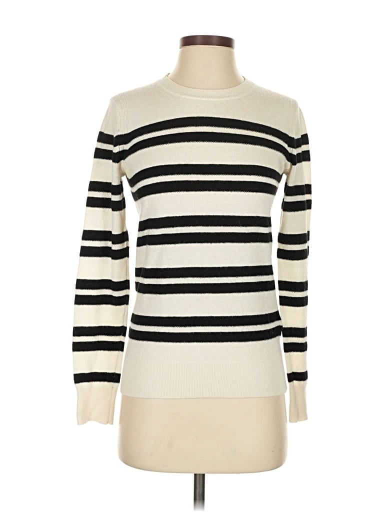 Pre-owned Banana Republic Turtleneck Sweater In White