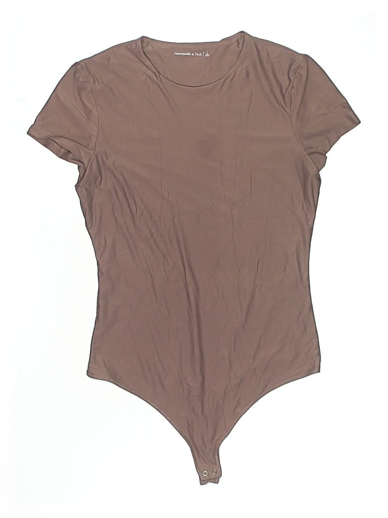 Pre-owned Abercrombie & Fitch Bodysuit In Brown