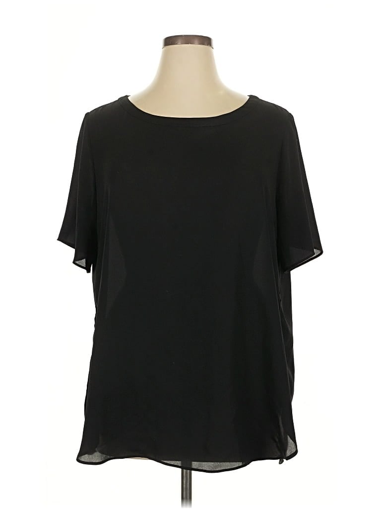 Pre-owned Banana Republic Factory Store Short Sleeve T-shirt In Black