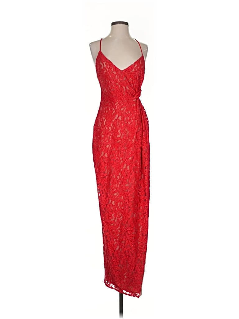 Pre-owned Nbd Cocktail Dress In Red