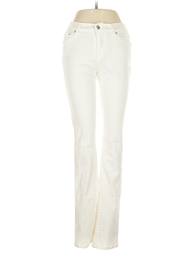 Pre-owned Red Engine Jeans In White