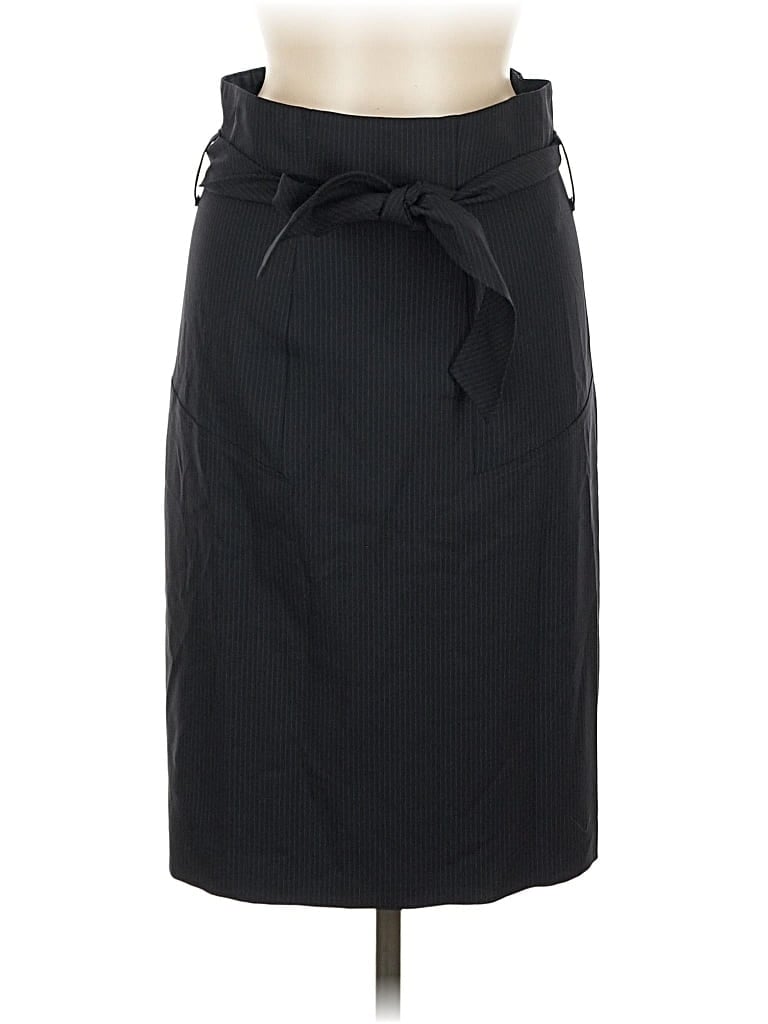 Pre-owned Club Monaco Wool Skirt In Black