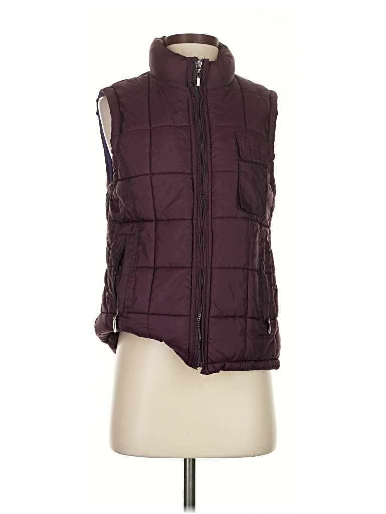 Pre-owned Assorted Brands Vest In Burgundy