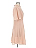H&M Solid Tan Cocktail Dress Size 8 - photo 4