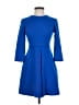Eliza J Solid Blue Casual Dress Size 0 (petite) - photo 1