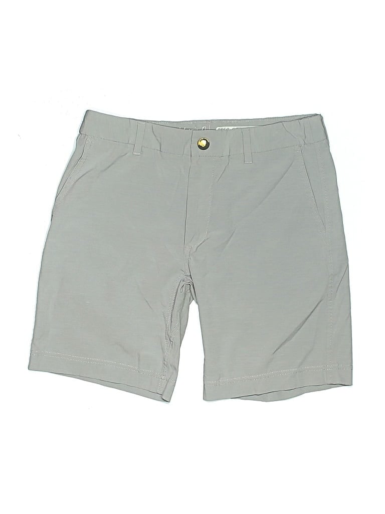 Pre-owned Johnnie-o Kids' Khaki Shorts In Gray