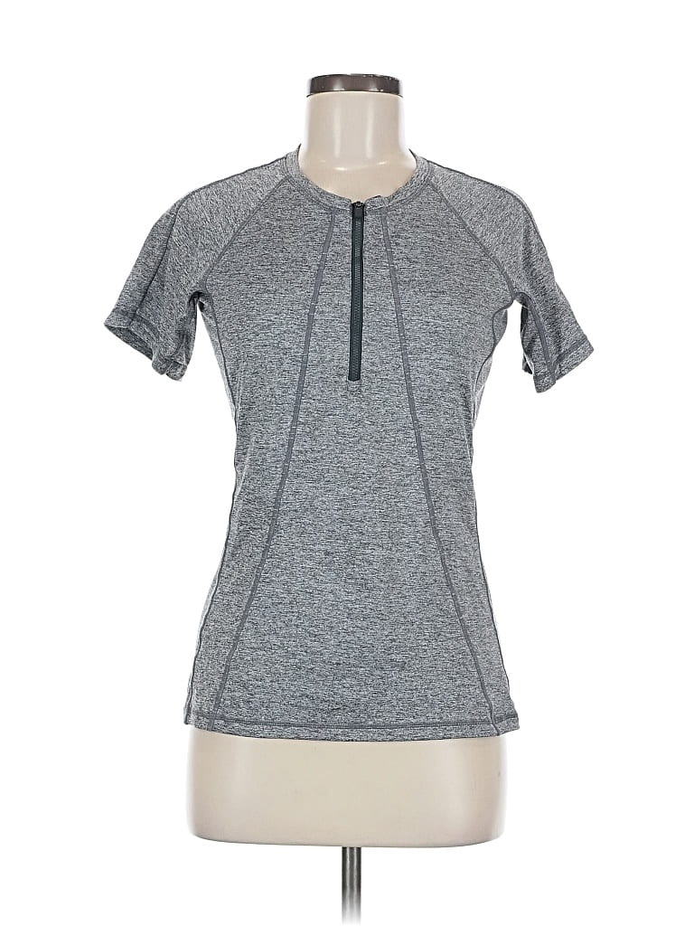 Pre-owned Athleta Active T-shirt In Gray