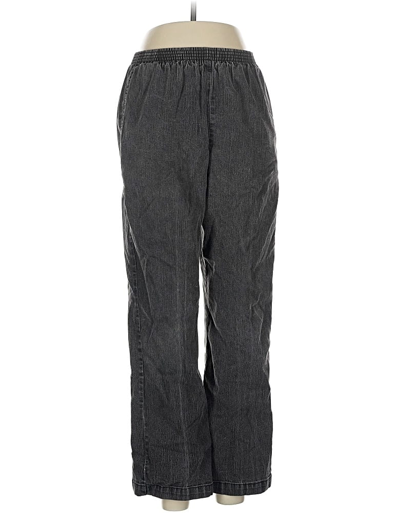 Pre-owned Alfred Dunner Casual Pants In Gray
