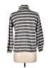 Bill Blass Stripes Gray Turtleneck Sweater Size M (estimated) - photo 2