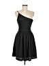 BCBGeneration Solid Black Cocktail Dress Size 6 - photo 1
