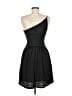 BCBGeneration Solid Black Cocktail Dress Size 6 - photo 2