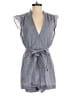Derek Lam 100% Cotton Tweed Blue Romper Size EU (IT) 38 / US 2 - photo 1