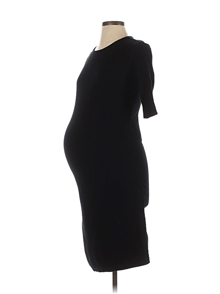 Pre-owned A Pea In The Pod Cocktail Dress In Black