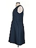 Armani Exchange 100% Polyester Solid Blue Cocktail Dress Size 4 - photo 5