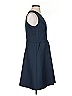 Armani Exchange 100% Polyester Solid Blue Cocktail Dress Size 4 - photo 4