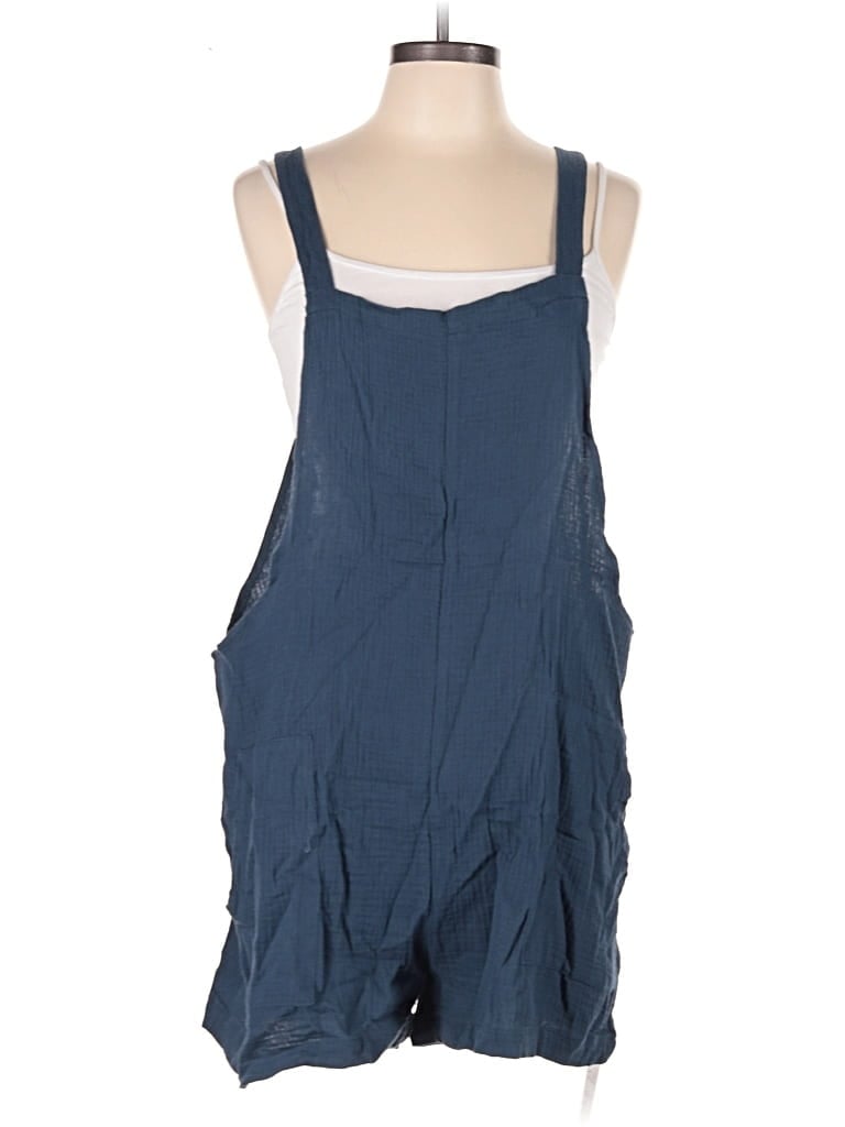 Cupshe Overall Shorts In Blue