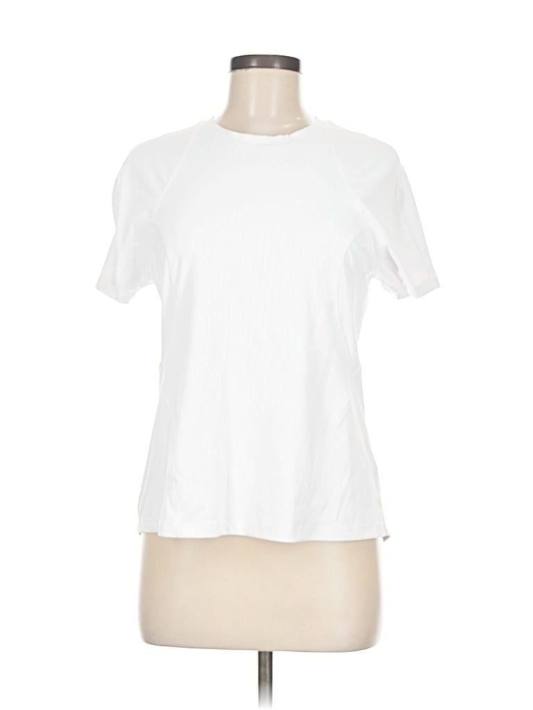 Pre-owned Spyder Short Sleeve T-shirt In White