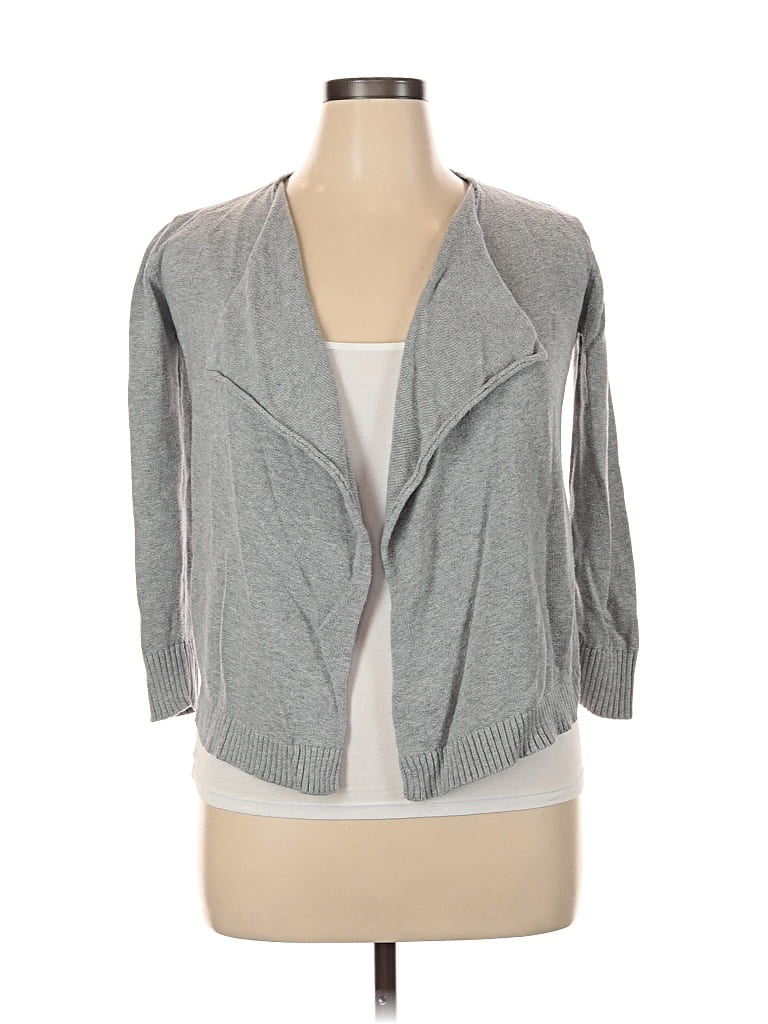 Pre-owned Old Navy Cardigan Sweater In Gray
