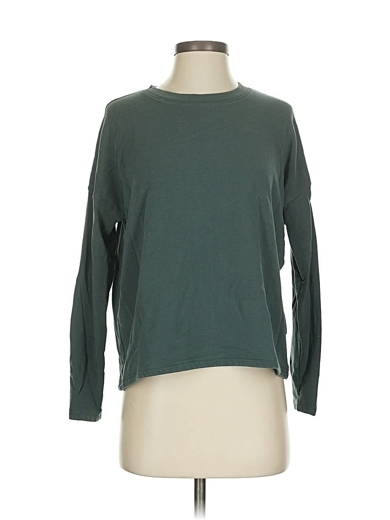 Pre-owned Mwl By Madewell Pullover Sweater In Green
