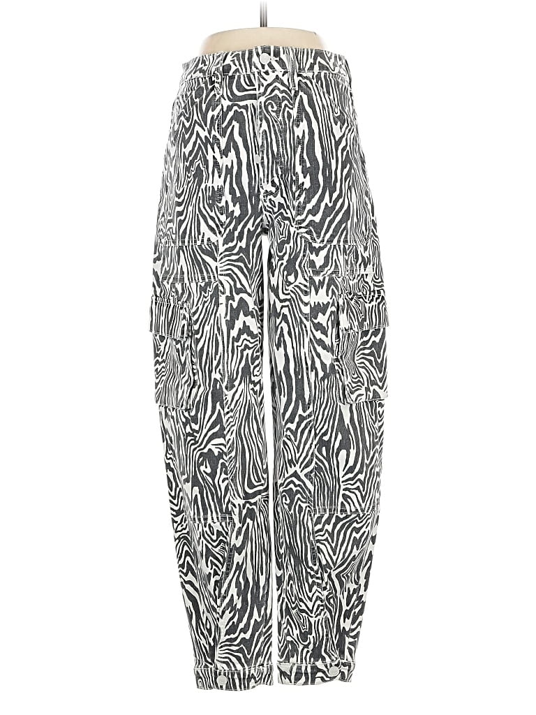 Pre-owned Mother Casual Pants In Silver