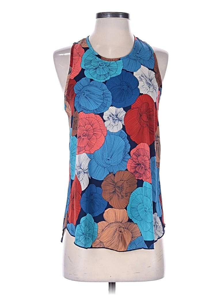 Pre-owned Renee C Sleeveless Blouse In Blue