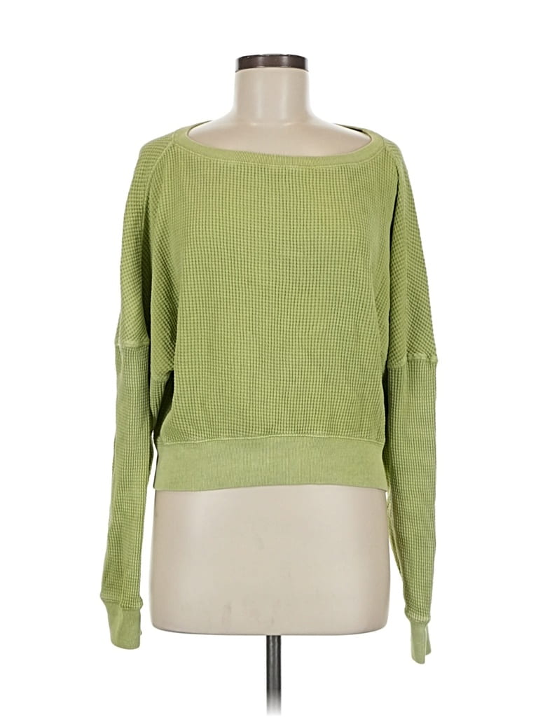 Pre-owned Out From Under Pullover Sweater In Green