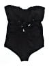 Venus Solid Black One Piece Swimsuit Size 20 - photo 1