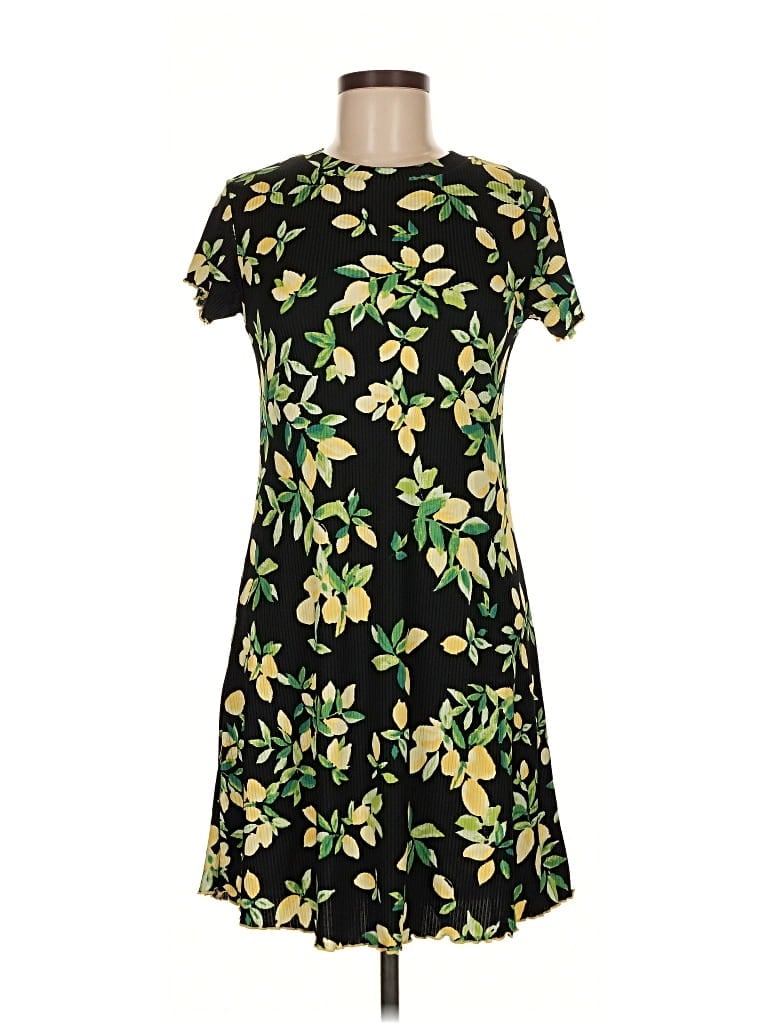 Pre-owned Good Luck Gem Casual Dress In Black