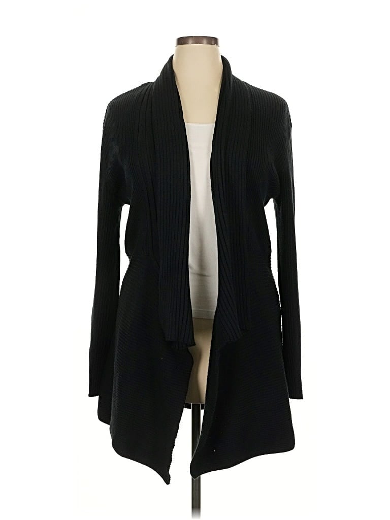 Pre-owned Assorted Brands Cardigan Sweater In Black