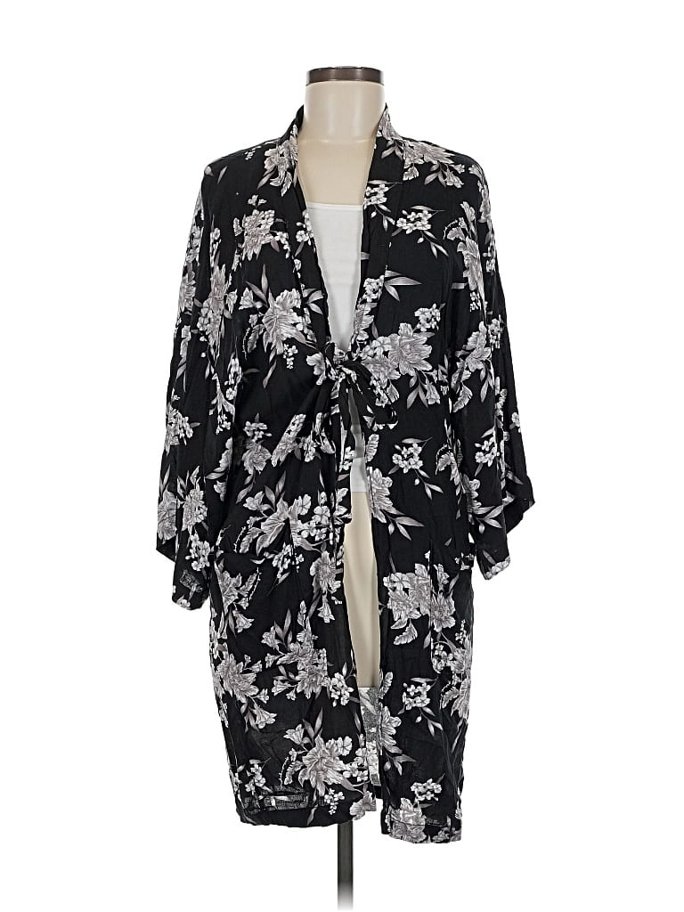 Pre-owned Spiritual Gangster Kimono In Black