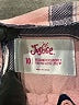 Justice 100% Viscose Plaid Pink Long Sleeve Button-Down Shirt Size 10 - photo 3
