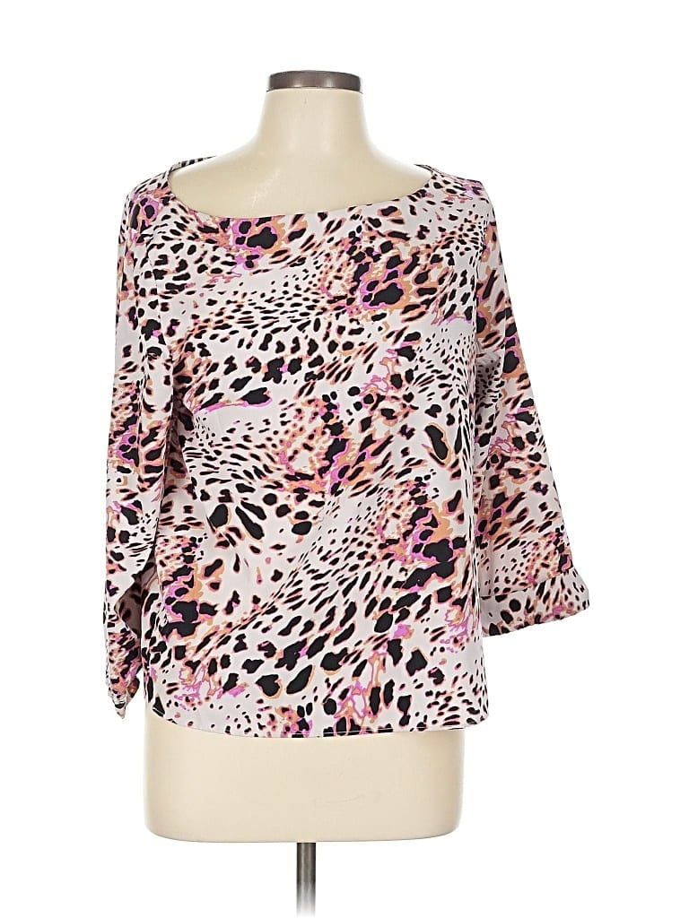 Pre-owned Banana Republic 3/4 Sleeve Blouse In Pink