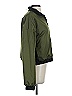feat 100% Polyester Solid Green Windbreaker Size XS - photo 4