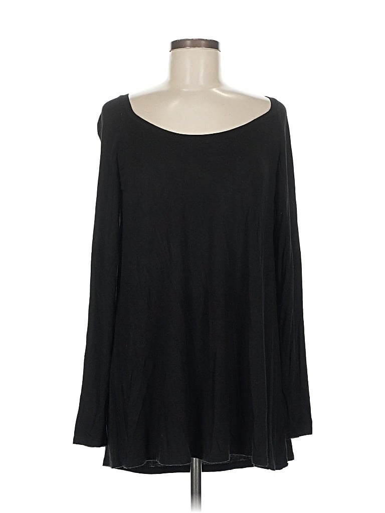 Pre-owned Cynthia Rowley Tjx Long Sleeve T-shirt In Black