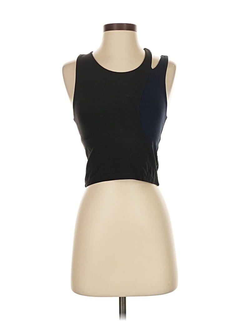 Pre-owned Lululemon Athletica Tank Top Black Strapless Neckline Tops