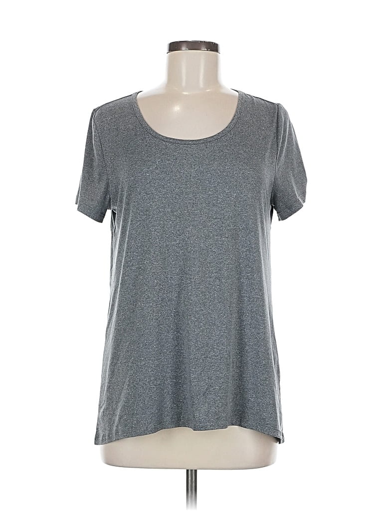 Pre-owned Nanette Lepore Short Sleeve T-shirt In Gray