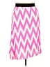 Lularoe 100% Polyester Chevron-herringbone Pink Casual Skirt Size 2X - photo 2