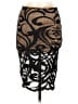 Blanc 100% Polyester Graphic Black Formal Skirt Size M - photo 1