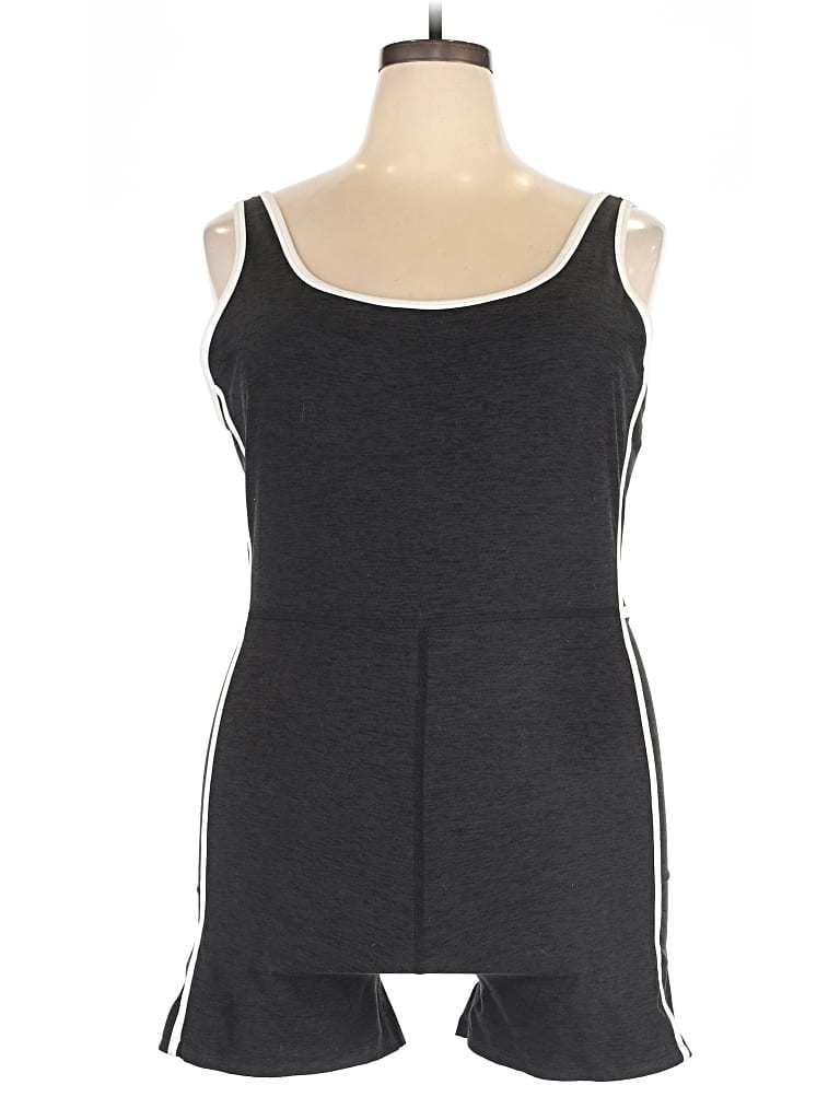 Pre-owned Athletic Works Romper In Gray