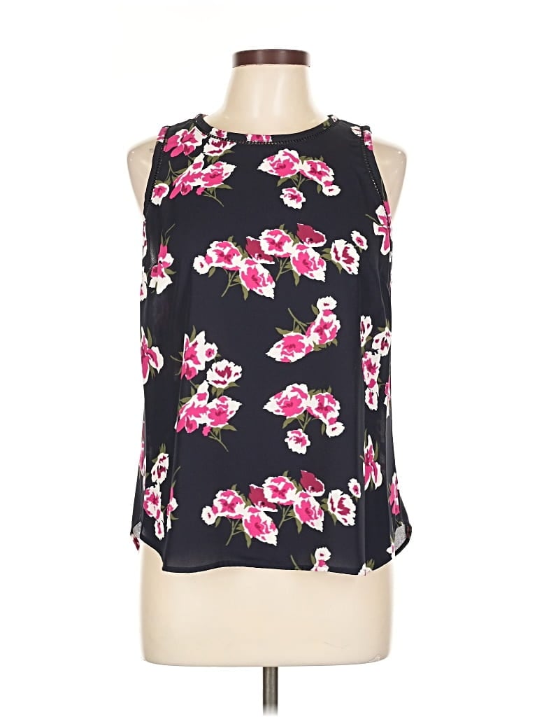 Pre-owned J.crew Factory Store Sleeveless Blouse In Black