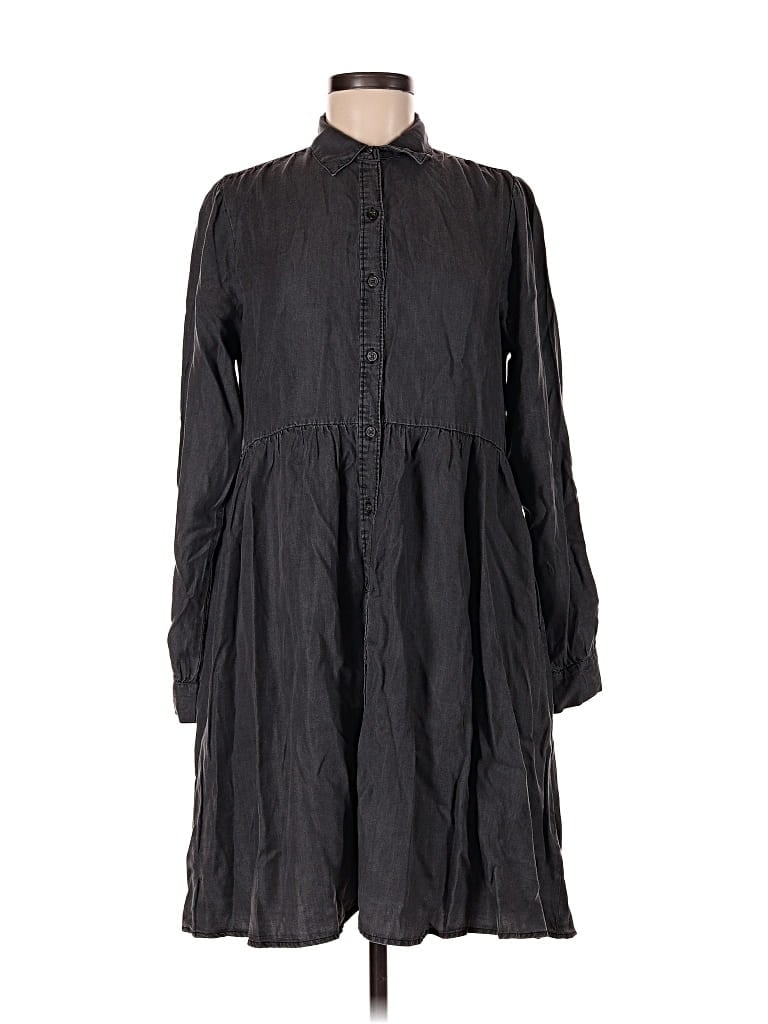 Pre-owned Time And Tru Casual Dress In Black