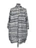 LINE 100% Cotton Gray Cardigan Size M - photo 2