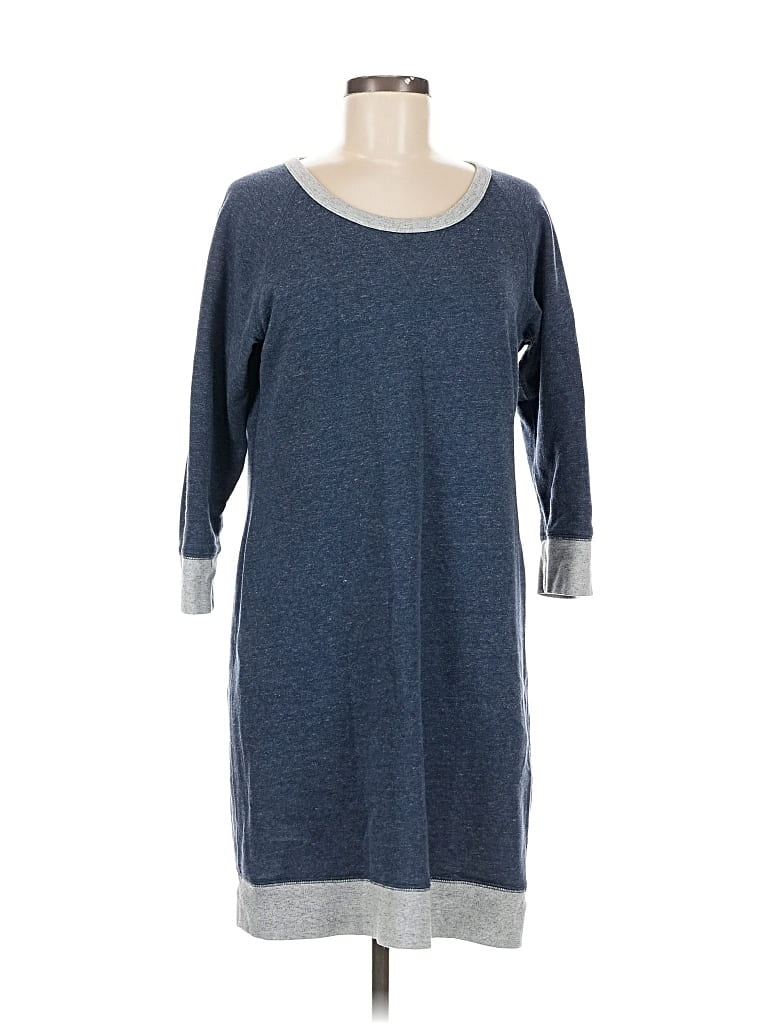 Pre-owned J.crew Factory Store Pullover Sweater In Blue