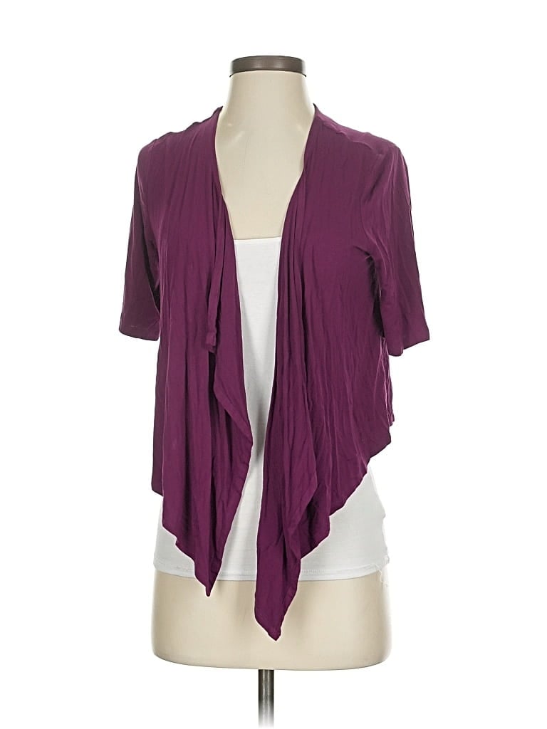 Pre-owned Soma Cardigan Sweater In Purple