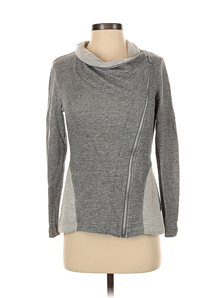 Pre-owned Balance Collection Cardigan Sweater In Gray