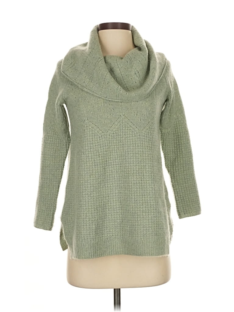 Pre-owned Unbranded Cashmere Pullover Sweater In Green