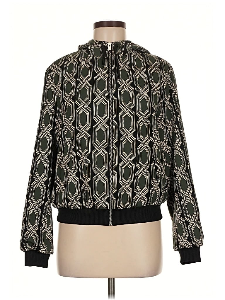 Pre-owned Zara Cardigan Sweater In Green